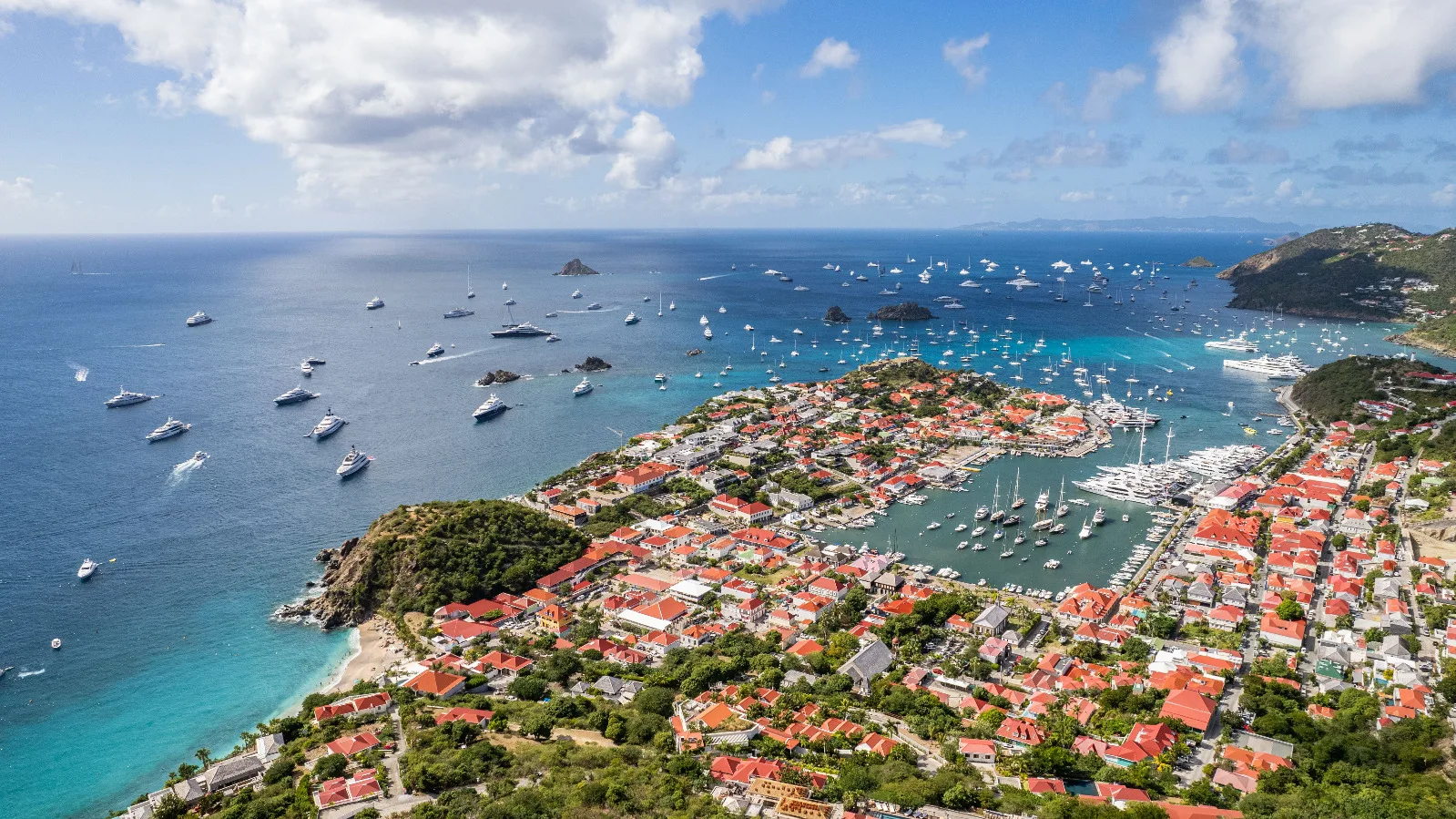 Gustavia in the holiday season
