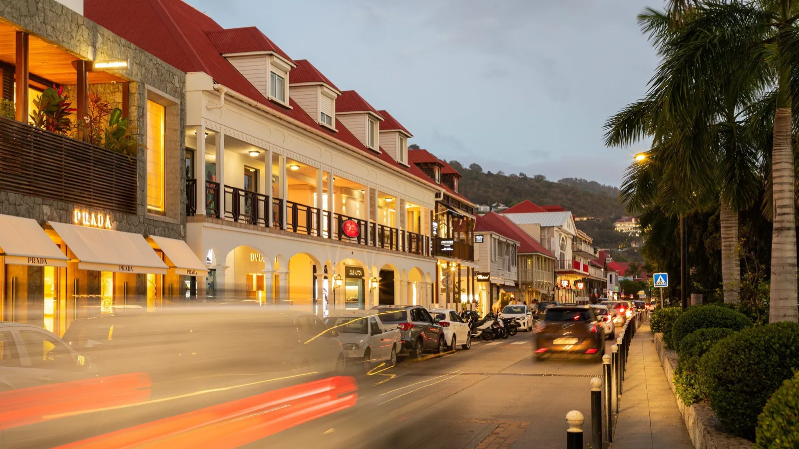 Boutiques in Gustavia, St Barth, where purchases are shipped home from